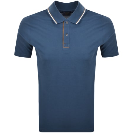 Tシャツ・カットソー Paul & Shark SS24 POLO (24411269 168) Paul And Shark Logo Polo T Shirt Blue | Mainline Menswear